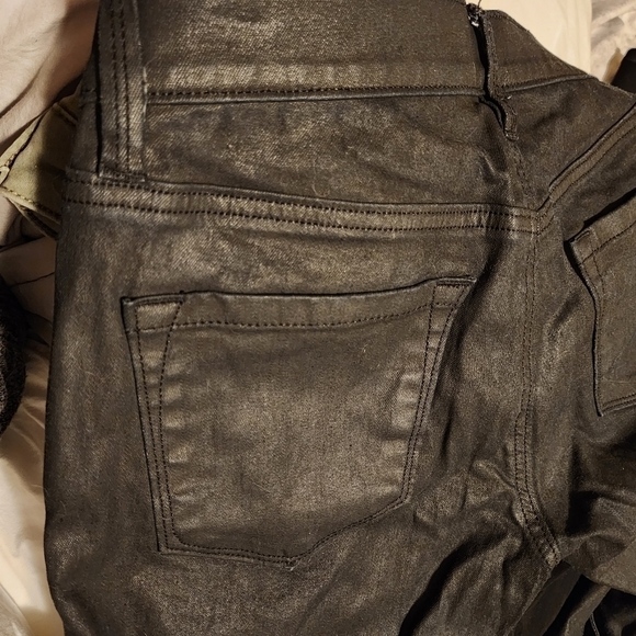 Loft Modern Skinny Jeans Waxy Black Women's Size 2 Waist 26 Classic Everyday EUC - Picture 8 of 13